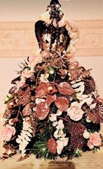 Kerstpop hoogte 55 cm + verlichting zie fotos, Ophalen of Verzenden, Zo goed als nieuw