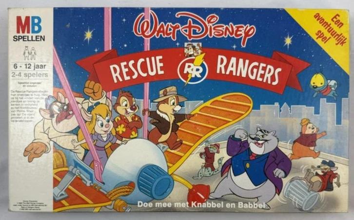 MB Disney Rescue Rangers bordspel compleet vintage 1990 spel, Hobby en Vrije tijd, Gezelschapsspellen | Bordspellen, Zo goed als nieuw