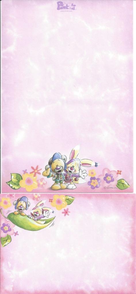 Pimboli briefpapier nr. 12 + envelop, Verzamelen, Diddl, Zo goed als nieuw, Papier, Kaart of Schrift, Pimboli, Ophalen of Verzenden