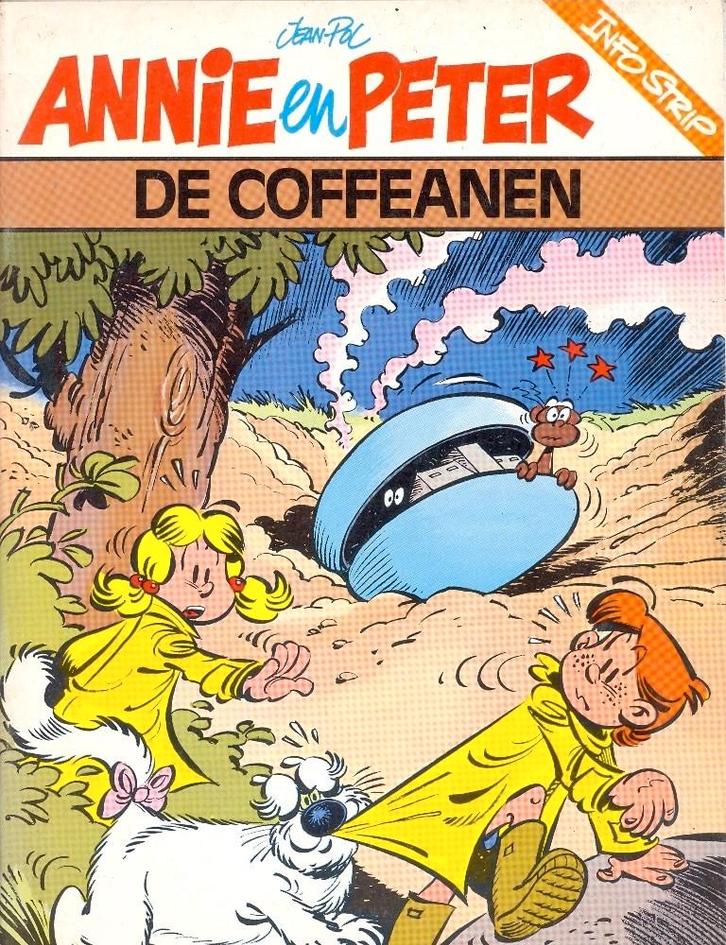 Annie en Peter - De coffeanen - reklame koffie Bruynooghe., Livres, BD, Utilisé, Une BD, Enlèvement ou Envoi