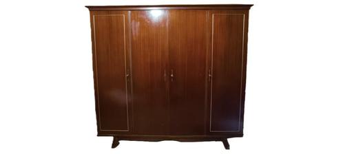 MOOIE VINTAGE KLEERKAST HOUT, Huis en Inrichting, Kasten | Kleerkasten, Gebruikt, 150 tot 200 cm, 150 tot 200 cm, 50 tot 75 cm