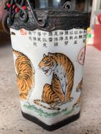 Ancienne lampe à huile Chinoise (pas de mèche), Antiquités & Art