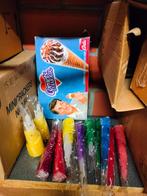 lot draaikaarsen kaars rood geel blauw groen gedraaid diner, Huis en Inrichting, Ophalen of Verzenden, Nieuw, Rood, Kaars