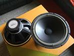 * Uiterst zeldzaam « REALISTIC » 15 inch woofers * 125e, Overige merken, Front, Rear of Stereo speakers, Gebruikt, Ophalen of Verzenden