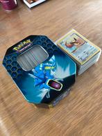 Pokemon Kaarten in Pokemon Tin, Foil, Ophalen of Verzenden, Zo goed als nieuw, Meerdere kaarten