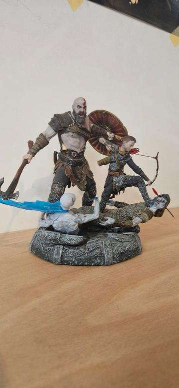 God of War 2018 Collector's Edition Statue -  Kratos Atreus beschikbaar voor biedingen