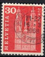 Zwitserland 1960-1963 - Yvert 648 - Courante reeks (ST), Timbres & Monnaies, Timbres | Europe | Suisse, Affranchi, Envoi