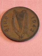 IERLAND 1 Pingin 1942, Ophalen of Verzenden, Losse munt, Overige landen