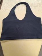 halter crop top XS, Vêtements | Femmes, Tops, Enlèvement ou Envoi, Taille 34 (XS) ou plus petite, Bleu, Sans manches