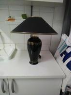 Zwarte tafellamp, Enlèvement, Comme neuf, Autres matériaux, Moins de 50 cm