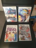 Te koop 4 spelletjes voor Wii Nintendo !!, Ophalen, Muziek, 1 speler, Zo goed als nieuw