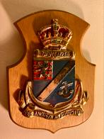 Crest Zeemacht schild Navcomzeb Zeebrugge, Verzamelen, Militaria | Algemeen, Embleem of Badge, Ophalen of Verzenden, Marine