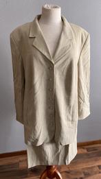 Beige co-ord setje d’Auvry maat 48/50, Kleding | Dames, Jasjes, Kostuums en Pakken, Kostuum of Pak, Verzenden, Beige, Maat 46/48 (XL) of groter