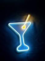 Cocktail glass LED neon lichtreclame, Ophalen of Verzenden, Nieuw, Lichtbak of (neon) lamp