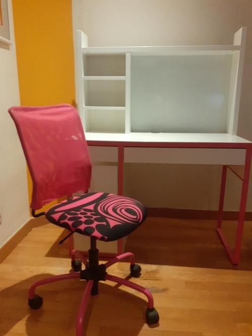 Bureau + chaise enfant IKEA, Huis en Inrichting, Bureaus, Gebruikt, Bureau, Ophalen