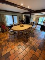 Eetkamer tafel, Huis en Inrichting, Complete eetkamers, Ophalen, Gebruikt, Landelijk, 6 tot 8 stoelen