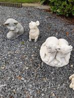 Tuinbeelden . Varkens. Beton of polyester., Tuin en Terras, Tuinbeelden, Ophalen, Gebruikt, Beton