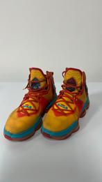 LeBron 19 Chaussure De Basketball-bleu rouge orange, Sport en Fitness, Ophalen, Zo goed als nieuw, Schoenen