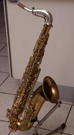 KING Super 20 Silver Nek - Tenor Sax (Cleveland, Ohio) USA, Ophalen of Verzenden, Gebruikt, Tenor, Met koffer