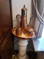 Koperen koffieset, Ophalen