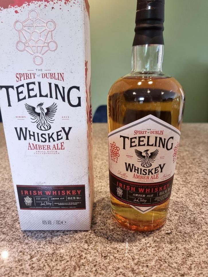 Whisky Teeling Amber Ale batch 1, Verzamelen, Wijnen, Nieuw, Overige typen, Overige gebieden, Vol, Ophalen of Verzenden