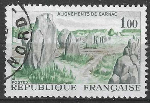 Frankrijk 1965 - Yvert 1440 - Carnac - Rotsen (ST), Postzegels en Munten, Postzegels | Europa | Frankrijk, Gestempeld, Verzenden