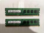 2x 2GB (4GB) DDR3 1333MHz (desktop), Computers en Software, Ophalen, Gebruikt, DDR3, Desktop