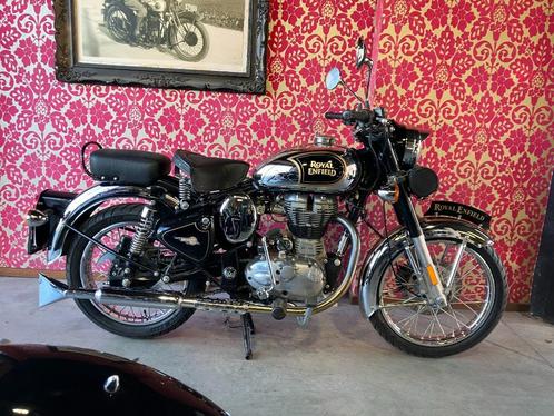 Perfecte Royal Enfield Bullet 500 chrome edition, Motoren, Motoren | Royal Enfield, Bedrijf, Naked bike, 12 t/m 35 kW, 1 cilinder