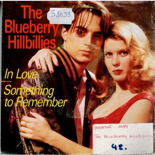 Vinyl, 7"   /   The Blueberry Hillbillies – In Love / Someth, Cd's en Dvd's, Vinyl | Overige Vinyl, Overige formaten, Ophalen of Verzenden