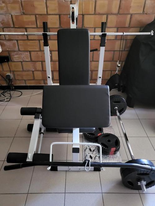 Multifunctionele Halterbank vh merk *Gorilla sports*💪, Sport en Fitness, Fitnessmaterialen, Zo goed als nieuw, Halterschijven