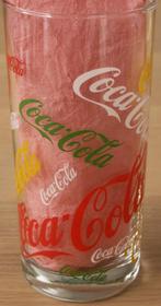 Verre Coca-Cola avec logo textuel Coca-Cola en différentes c, Collections, Enlèvement ou Envoi, Neuf
