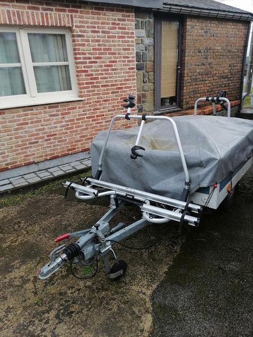 remorque Trigano transformée en remorque à vélo et bagages, Auto diversen, Aanhangers en Bagagewagens, Gebruikt, Ophalen of Verzenden