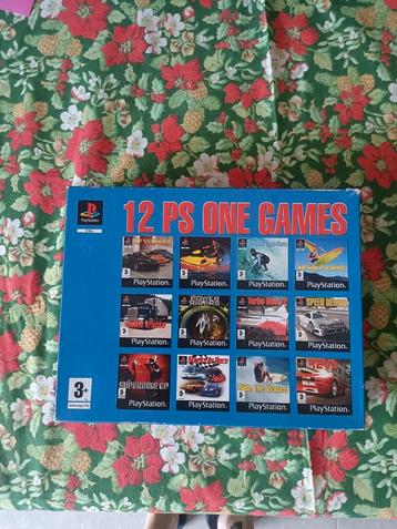 12 ps1 games big box RARE disponible aux enchères