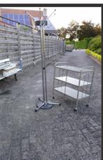 STAANDE KAPSTOK en SERVEERKAR, Gebruikt, 200 cm of meer, Ophalen of Verzenden, Metaal