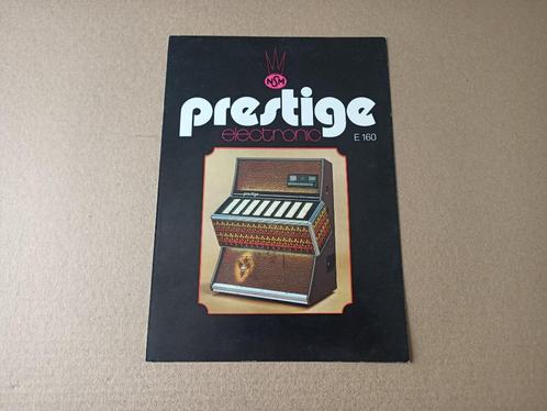 Folder: NSM Prestige E 160 (1977) jukebox, Verzamelen, Automaten | Jukeboxen, Ophalen of Verzenden