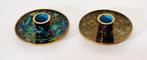 Cloisonne kandelaars., Ophalen of Verzenden