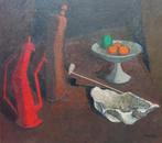 MAURICE DEBAILLE schilderij surrealisme (1), Antiek en Kunst, Kunst | Schilderijen | Modern, Ophalen of Verzenden