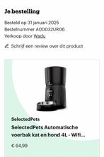 Automatische Voerbak Kat en Hond 4L, Dieren en Toebehoren, Ophalen, Nieuw