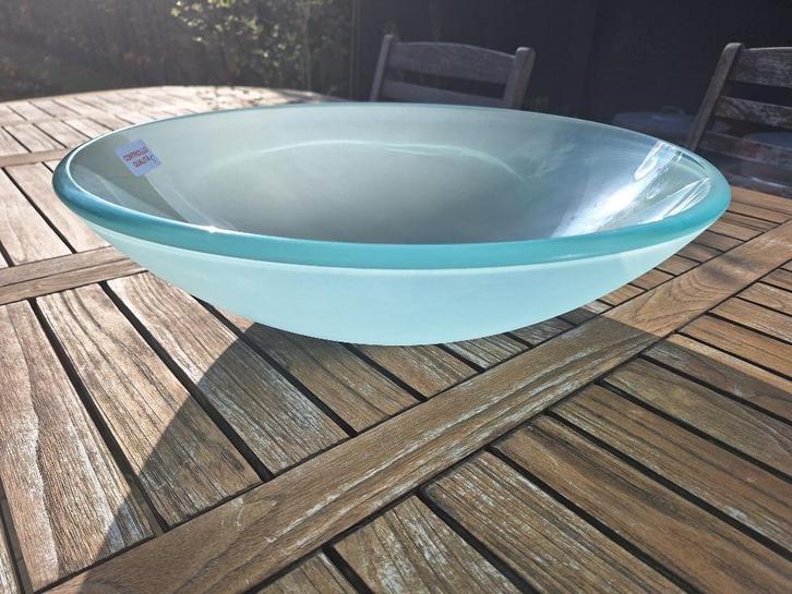 Lavabo wastafel, Doe-het-zelf en Bouw, Sanitair, Nieuw, Wastafel, Glas, Ophalen