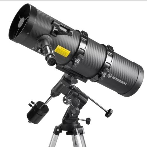 Bresser Pollux 150/1400 Spiegeltelescoop EQ3, Audio, Tv en Foto, Optische apparatuur | Telescopen, Zo goed als nieuw, Lenzentelescoop (refractor)