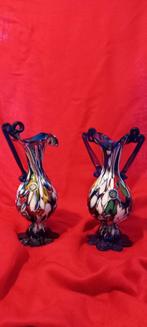 2 X Murano retro vaasjes '70, Ophalen of Verzenden