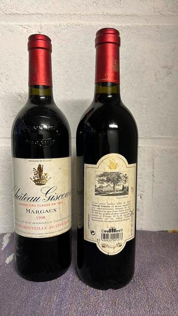 2 flessen Margaux Château Giscours beschikbaar voor biedingen