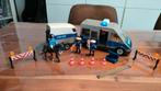 Playmobil politie voertuig met paarden aanhanger, Ophalen, Zo goed als nieuw
