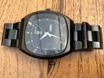 Stoere zwarte originele Replay GT horloge, Staal, Staal, Polshorloge, Ophalen of Verzenden