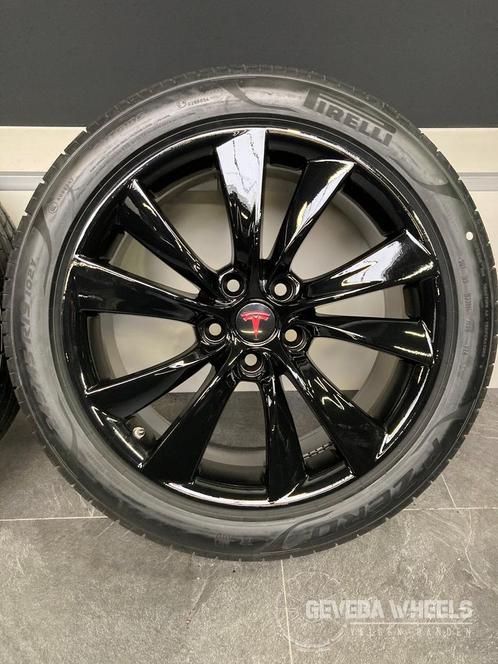 19” originele Tesla Model S velgen + nieuwe banden 5x120 102, Auto-onderdelen, Banden en Velgen, Banden en Velgen, Zomerbanden