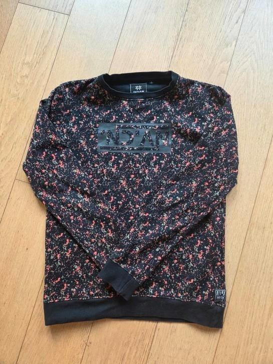 Zwarte trui indian blue jeans maat 176 of 16 jaar, Kinderen en Baby's, Kinderkleding | Maat 176, Zo goed als nieuw, Jongen of Meisje
