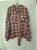 Geruite blouse van Amélie & Amélie, Kleding | Dames, Blouses en Tunieken, Bruin, Maat 42/44 (L), Ophalen of Verzenden, Zo goed als nieuw