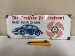 Vw volkwagen kever Duits repro emaille bordje, Verzamelen, Ophalen of Verzenden, Zo goed als nieuw