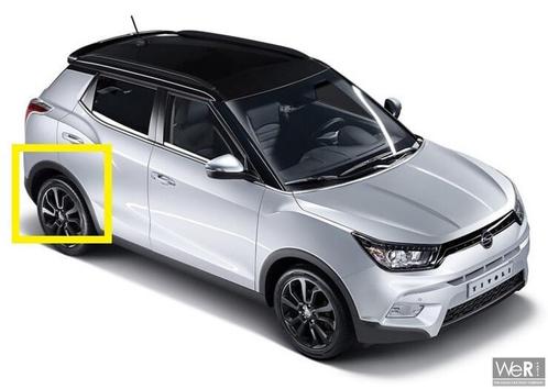 Wielrand rechtsachter SsangYong Tivoli of XLV 2015 - 2019. 7, Auto-onderdelen, Carrosserie, Spatbord, Ssangyong, Achter, Nieuw