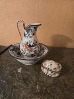 Aiguière + bassine + boite à savon. Ensemble de toilette, Enlèvement